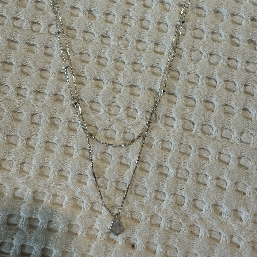 Kendra Scott double chain necklace